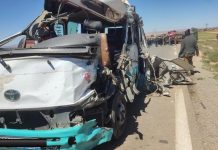 13 مصابا في حادث مرور بين حافلة لنقل الرياضيين وسيارة بمعسكر 13 مصابا في حادث مرور بين حافلة لنقل الرياضيين وسيارة بمعسكر