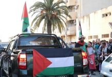 قافلة “الصمود” المغاربية لكسر حصار غزة تقترب من طرابلس قافلة "الصمود" المغاربية لكسر حصار غزة تقترب من طرابلس