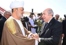 سلطان عمان يهنئ تبون بعيد الاستقلال سلطان عمان يهنئ تبون بعيد الاستقلال