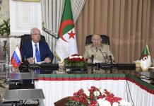 الجزائر وروسيا تبحثان تعزيز التعاون العسكري