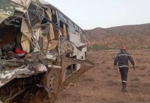 المسيلة.. 16 جريحًا في حادث اصطدام حافلة بشاحنة ذات مقطورة المسيلة.. 16 جريحًا في حادث اصطدام حافلة بشاحنة ذات مقطورة