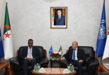 بداوي يبحث تعزيز التعاون الشرطي مع سفير الصومال بداوي يبحث تعزيز التعاون الشرطي مع سفير الصومال