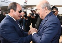 السيسي وتبون يبحثان تطورات غزة ومسار مفاوضات شرم الشيخ السيسي وتبون يبحثان تطورات غزة ومسار مفاوضات شرم الشيخ