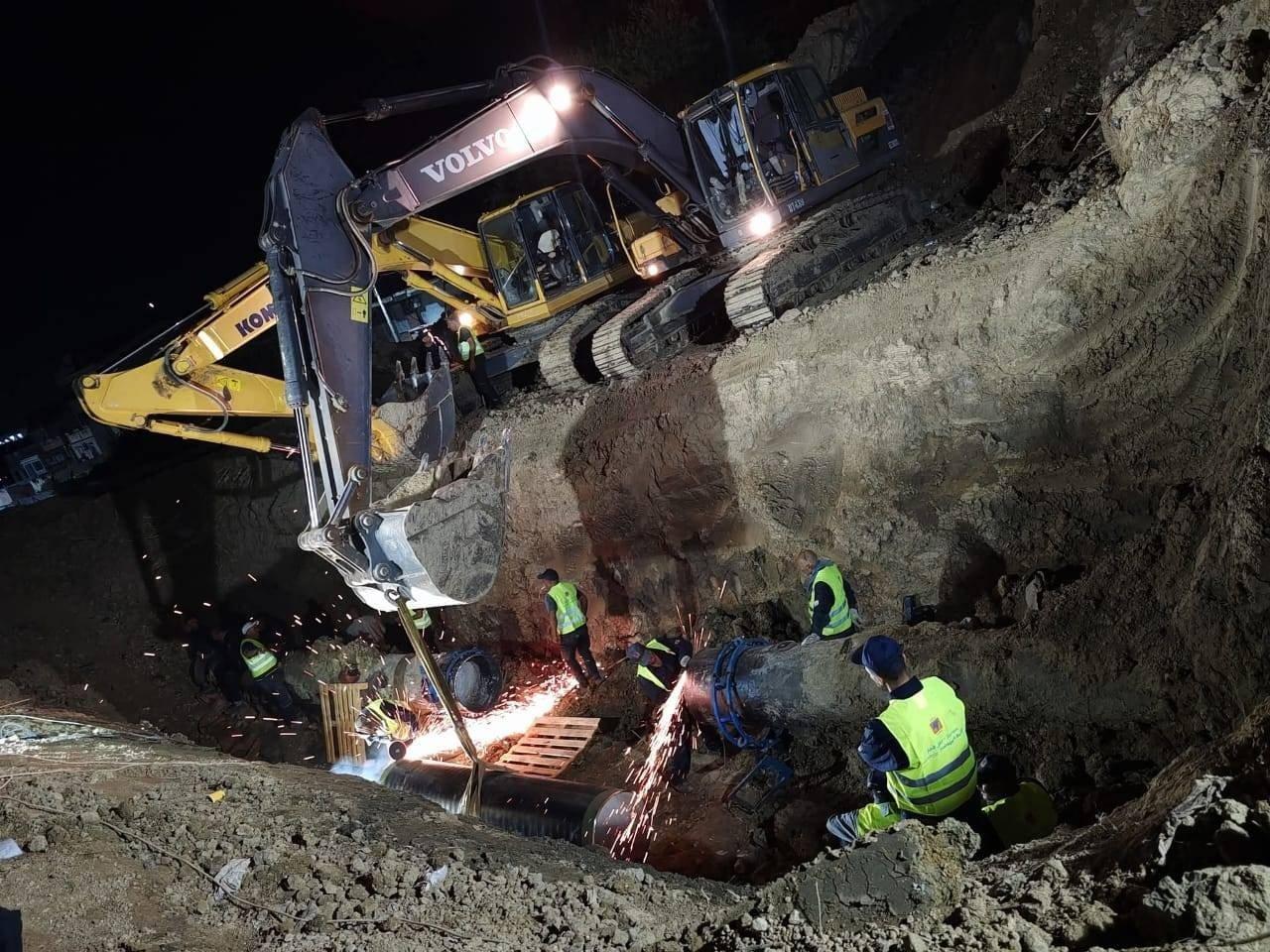 انتهاء أشغال إعادة تأهيل أنبوب الغاز الرئيسي المغذي للعاصمة انتهاء أشغال إعادة تأهيل أنبوب الغاز الرئيسي المغذي للعاصمة