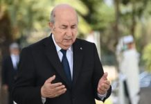 تبون يعزي في وفاة المقدم سطيطرة محمد علي من دائرة الاستعمال والتحضير تبون يعزي في وفاة المقدم سطيطرة محمد علي من دائرة الاستعمال والتحضير