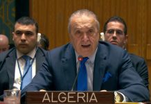 الجزائر تقرر عدم المشاركة في التصويت على مشروع القرار حول الصحراء الجزائر تقرر عدم المشاركة في التصويت على مشروع القرار حول الصحراء