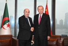 رئيس الجمهورية يتلقى رسالة تهنئة من نظيره التركي رئيس الجمهورية يتلقى رسالة تهنئة من نظيره التركي