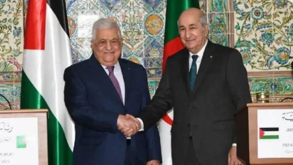 محمود عباس يهنئ الرئيس تبون محمود عباس يهنئ الرئيس تبون