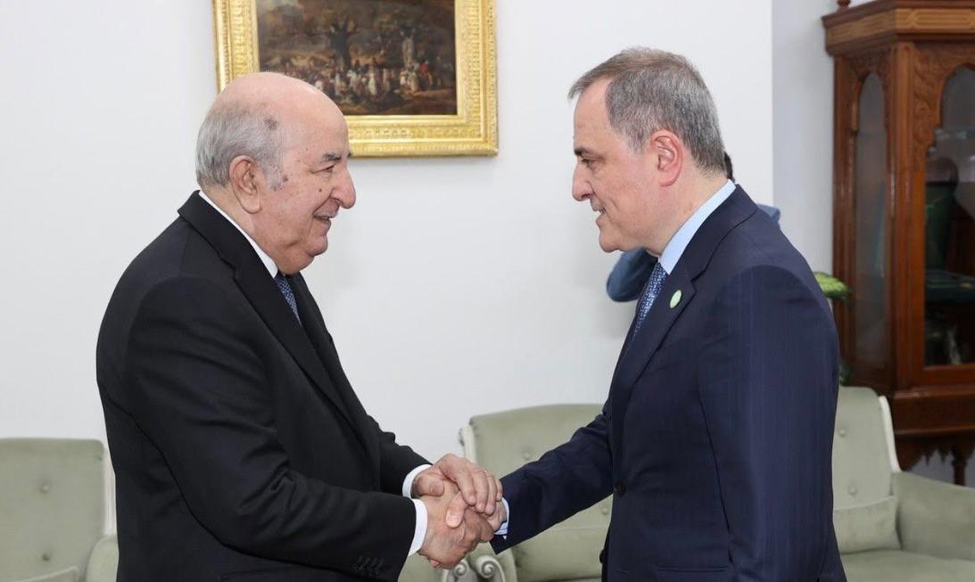 تبون يستقبل وزير خارجية أذربيجان تبون يستقبل وزير خارجية أذربيجان