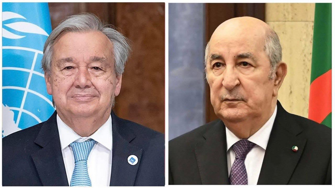 رئيس الجمهورية يتلقى رسالة من الأمين العام للأمم المتحدة رئيس الجمهورية يتلقى رسالة من الأمين العام للأمم المتحدة