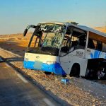 إصابة 28 شخصًا في حادث اصطدام بين حافلتين بالمنيعة إصابة 28 شخصًا في حادث اصطدام بين حافلتين بالمنيعة