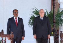 الرئيس الصومالي: تثمن الصومال عاليا دور الجزائر في تعزيز السلام الرئيس الصومالي: تثمن الصومال عاليا دور الجزائر في تعزيز السلام