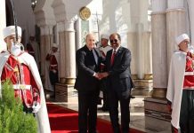 الرئيس الصومالي ينهي زيارته إلى الجزائر الرئيس الصومالي ينهي زيارته إلى الجزائر