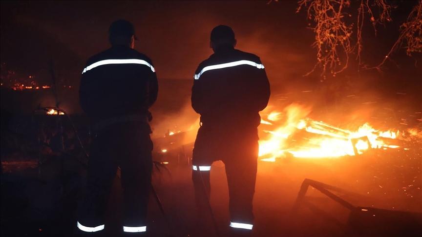 حرائق غابات تزامنا مع حرارة مرتفعة ورياح جافة حرائق غابات تزامنا مع حرارة مرتفعة ورياح جافة