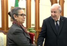 الرئيس تبون يستقبل الأمينة العامة لحزب العمال لويزة حنون الرئيس تبون يستقبل الأمينة العامة لحزب العمال لويزة حنون