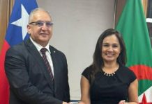 مباحثات بين خارجيتي الجزائر والشيلي حول فلسطين والصحراء الغربية مباحثات بين خارجيتي الجزائر والشيلي حول فلسطين والصحراء الغربية