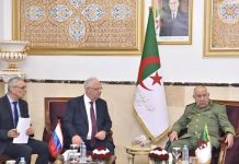 الفريق أول شنقريحة يستقبل مسؤول عسكري روسي رفيع الفريق أول شنقريحة يستقبل مسؤول عسكري روسي رفيع