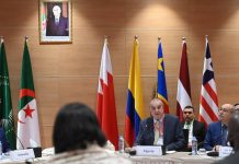 اجتماع تشاوري بين أعضاء مجموعة الـA3+ والأعضاء الجدد اجتماع تشاوري بين أعضاء مجموعة الـA3+ والأعضاء الجدد