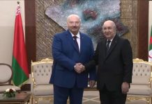 تبون ونظيره البيلاروسي يوقعان بيان مشترك لتعزيز التعاون تبون ونظيره البيلاروسي يوقعان بيان مشترك لتعزيز التعاون