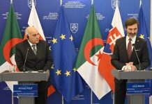 الجزائر وسلوفاكيا توقعان على إعلان مشترك لضبط أولويات التعاون الثنائي الجزائر وسلوفاكيا توقعان على إعلان مشترك لضبط أولويات التعاون الثنائي