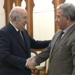 تبون يستقبل رئيس حزب “فجر جديد” الطاهر بن بعيبش تبون يستقبل رئيس حزب “فجر جديد” الطاهر بن بعيبش