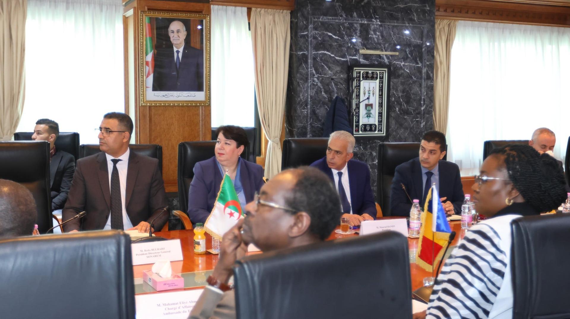 الجزائر تشارك خبرتها المنجمية مع تشاد الجزائر تشارك خبرتها المنجمية مع تشاد