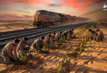 إطلاق عملية تشجير كبرى بمحاذاة خط غارا جبيلات السككي إطلاق عملية تشجير كبرى بمحاذاة خط غارا جبيلات السككي