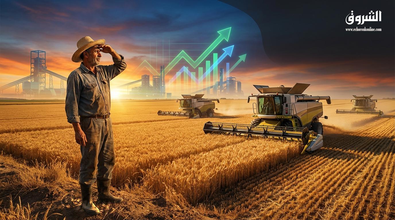 الفلاحة تحقق أكثر من 38 مليار دولار ونمو متوقع بـ 4.1 بالمائة في 2026 الفلاحة تحقق أكثر من 38 مليار دولار ونمو متوقع بـ 4.1 بالمائة في 2026