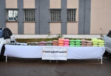 المصالح الأمنية للجيش تحجز أكثر من نصف مليون وحدة من المؤثرات العقلية المصالح الأمنية للجيش تحجز أكثر من نصف مليون وحدة من المؤثرات العقلية