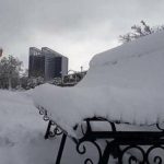 تساقط ثلوج بسُمك 15 سنتيمتر في 8 ولايات تساقط ثلوج بسُمك 15 سنتيمتر في 8 ولايات