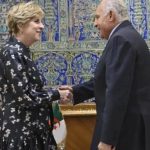 زيارة وداع: عطاف يستقبل السفيرة الأمريكية زيارة وداع: عطاف يستقبل السفيرة الأمريكية