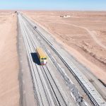 صور أول قاطرة تجوب خط السكة الحديدية بشار – تندوف صور أول قاطرة تجوب خط السكة الحديدية بشار – تندوف