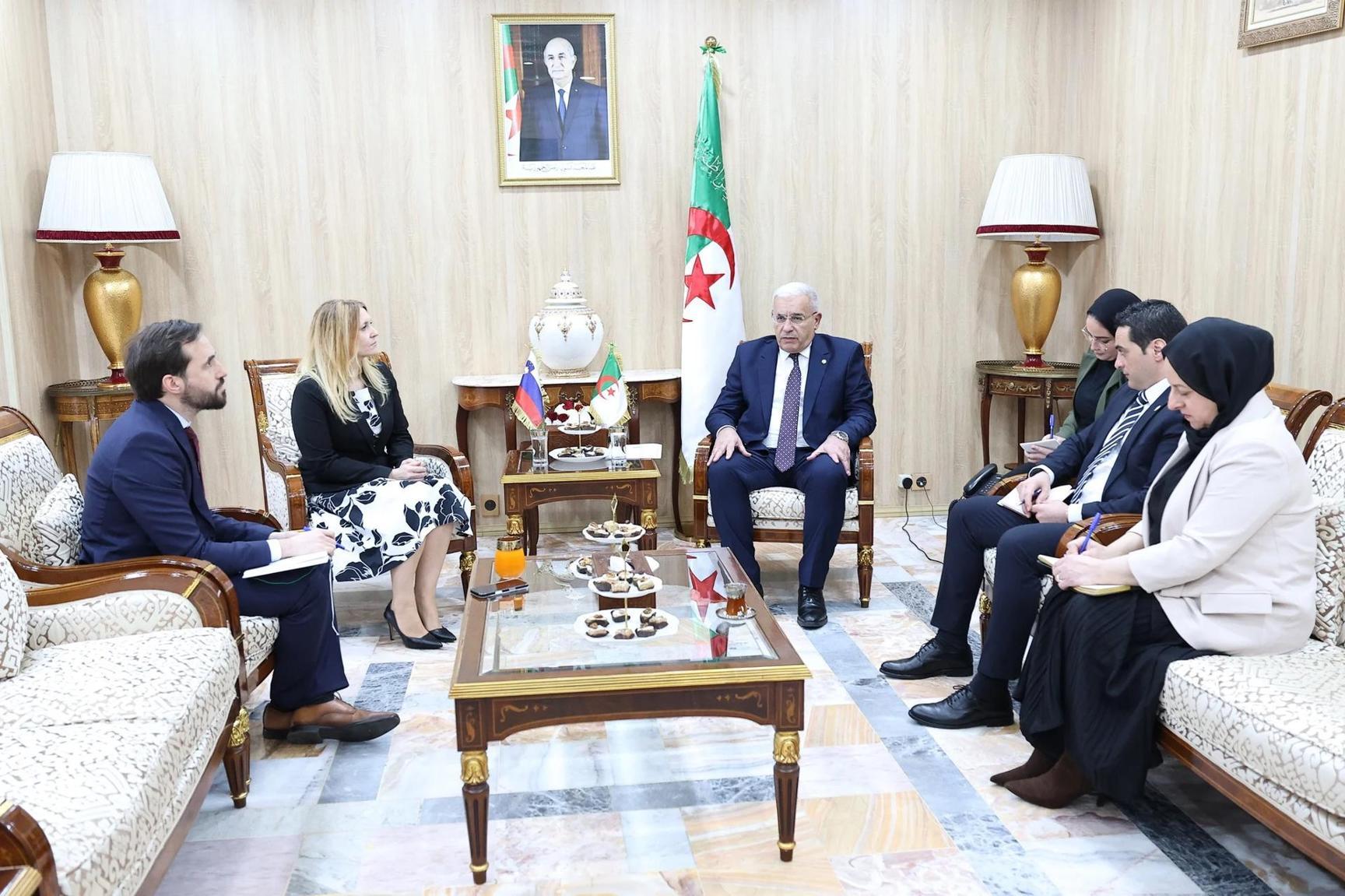 سلوفينيا تجدّد تأكيد رغبتها في توطيد علاقاتها مع الجزائر سلوفينيا تجدّد تأكيد رغبتها في توطيد علاقاتها مع الجزائر