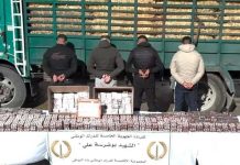 حجز 117 ألف قرص مهلوس مموّهة تحت التّبن بشاحنة! حجز 117 ألف قرص مهلوس مموّهة تحت التّبن بشاحنة!