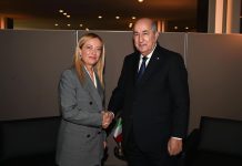 الرئيس تبون يتلقى اتصالا هاتفيا من رئيسة الوزراء الإيطالية الرئيس تبون يتلقى اتصالا هاتفيا من رئيسة الوزراء الإيطالية