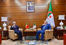 عطاف يستقبل نظيره البرتغالي باولو رانغيل عطاف يستقبل نظيره البرتغالي باولو رانغيل