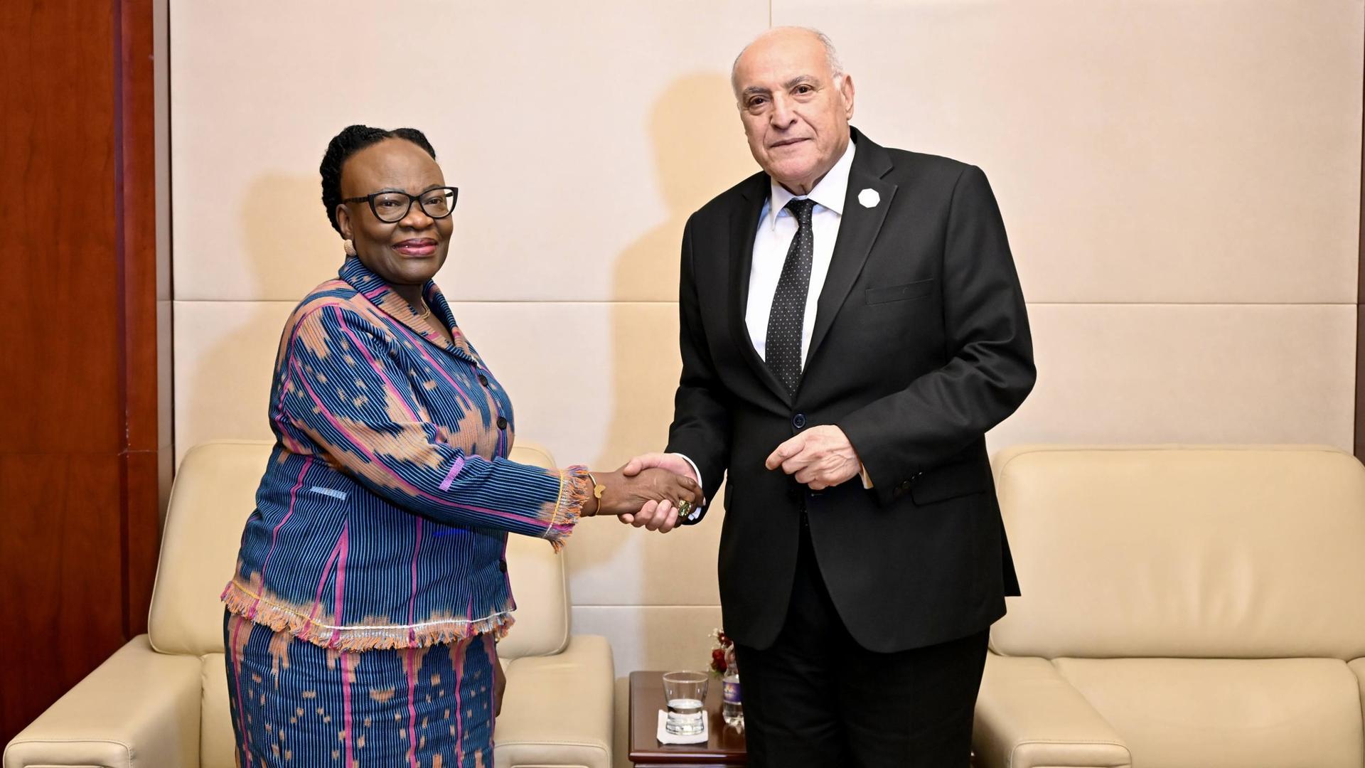 عطاف يلتقي عددا من نظرائه الأفارقة في أديس أبابا عطاف يلتقي عددا من نظرائه الأفارقة في أديس أبابا