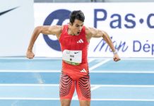 الجزائري ياسر تريكي يتوج بلقب عالمي في ألعاب القوى الجزائري ياسر تريكي يتوج بلقب عالمي في ألعاب القوى