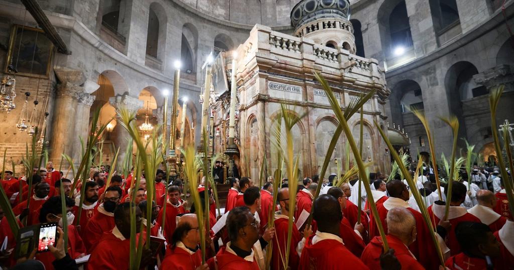Christians celebrate Palm Sunday