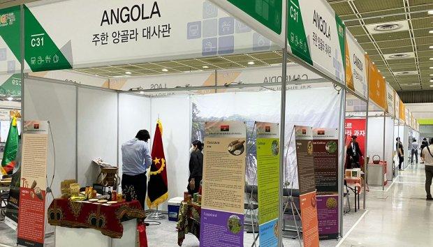 Angolan products on display at the Seoul Fair