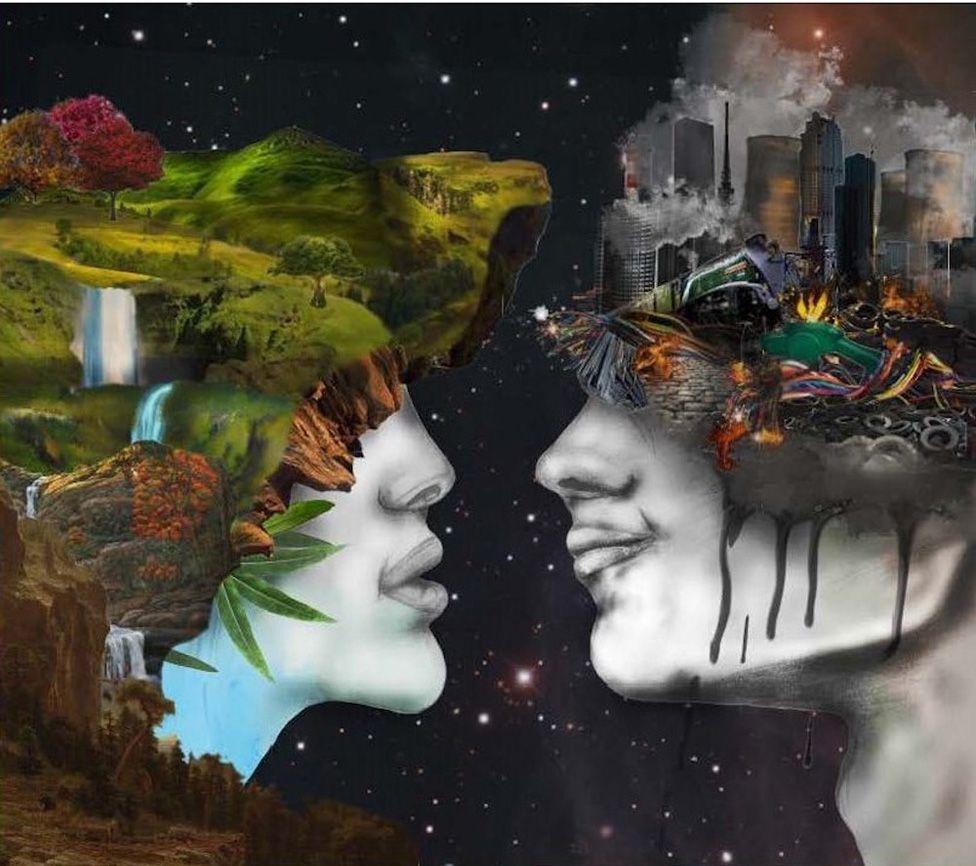 Sixth-form students use art to explore the future of the planet