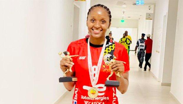 Helena Paulo is the Most Valuable Player of the African Helena Paulo is the Most Valuable Player of the African