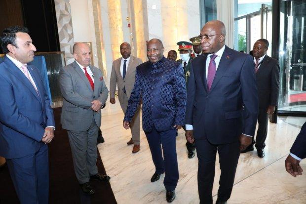 Évariste Ndayishimiye in Luanda for the peace summit between DRC and Rwanda Évariste Ndayishimiye in Luanda for the peace summit between DRC and Rwanda