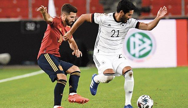 Spain and Germany settle accounts today Spain and Germany settle accounts today