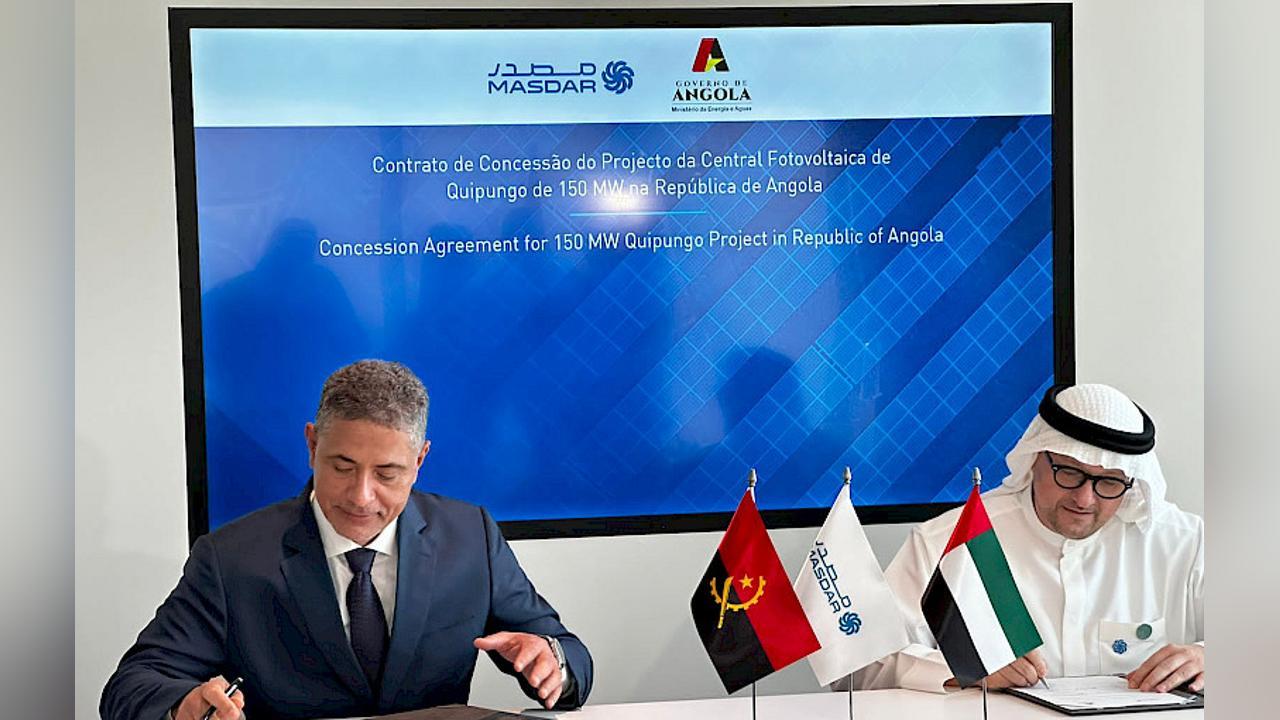 MINEA and Masdar sign agreement for Quipungo photovoltaic plant MINEA and Masdar sign agreement for Quipungo photovoltaic plant