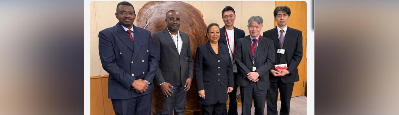 Angolan Diplomat Visits NHK Studios in Japan. Angolan Diplomat Visits NHK Studios in Japan.