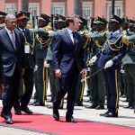 President Macron Arrives in Luanda for the 7Th AU–EU Summit President Macron Arrives in Luanda for the 7Th AU–EU Summit