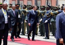 President Macron Arrives in Luanda for the 7Th AU–EU Summit President Macron Arrives in Luanda for the 7Th AU–EU Summit