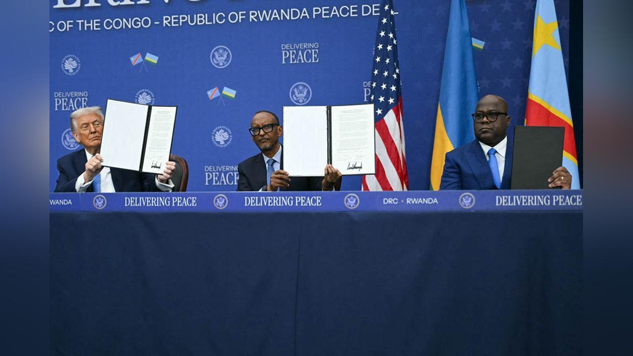 DRC and Rwanda Sign Peace Agreement in Washington DRC and Rwanda Sign Peace Agreement in Washington