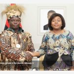 Vice President Discusses Access Routes with King of Mbunda Vice President Discusses Access Routes with King of Mbunda